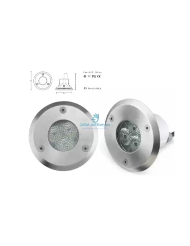 Metal Spot L00532-01 Satinierter Stahlnagel zwischen 0 und 40° WW